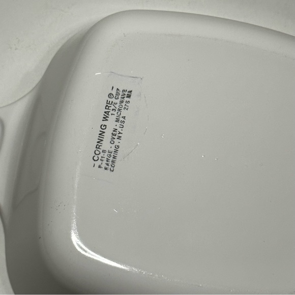 Set of 2 Vintage Corning Ware Blue Cornflower baking dishes with lid - Picture 12 of 14